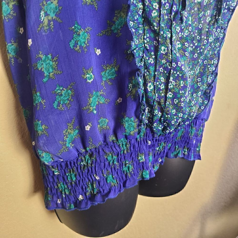 Sam & Max Floral Sheer Top - Picture 4 of 7
